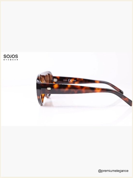 Retro Oversized Aviator Polarized Sunglasses Trendy Vintage Chic main image 7